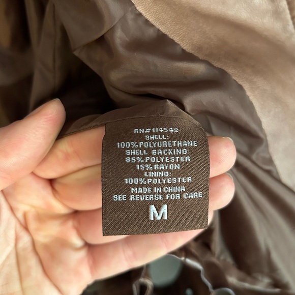 J-2 faux-leather brown jacket - Picture 4 of 6